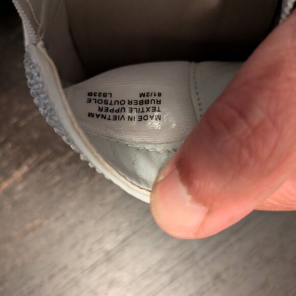 MICHAEL KORS KEATON SLIP ON- LIGHT SLATE w/ HOT FIX STONES - Picture 3 of 8